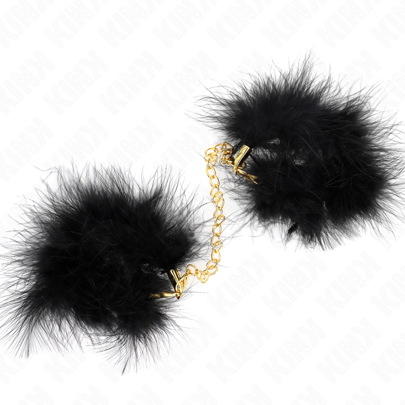 KINK - FEDERHANDSCHELLEN MIT GOLDKETTE MODELL 0