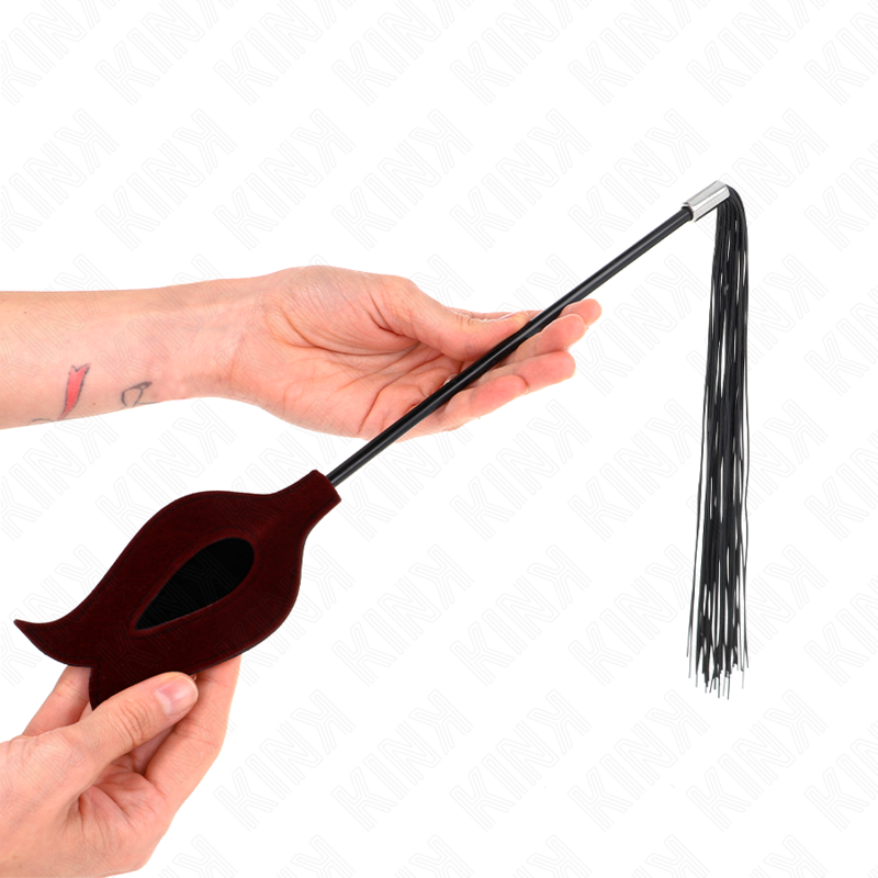 KINK - FRUSTA IN SILICONE A FORMA DI ROSA CON NAPPINE 45 CM