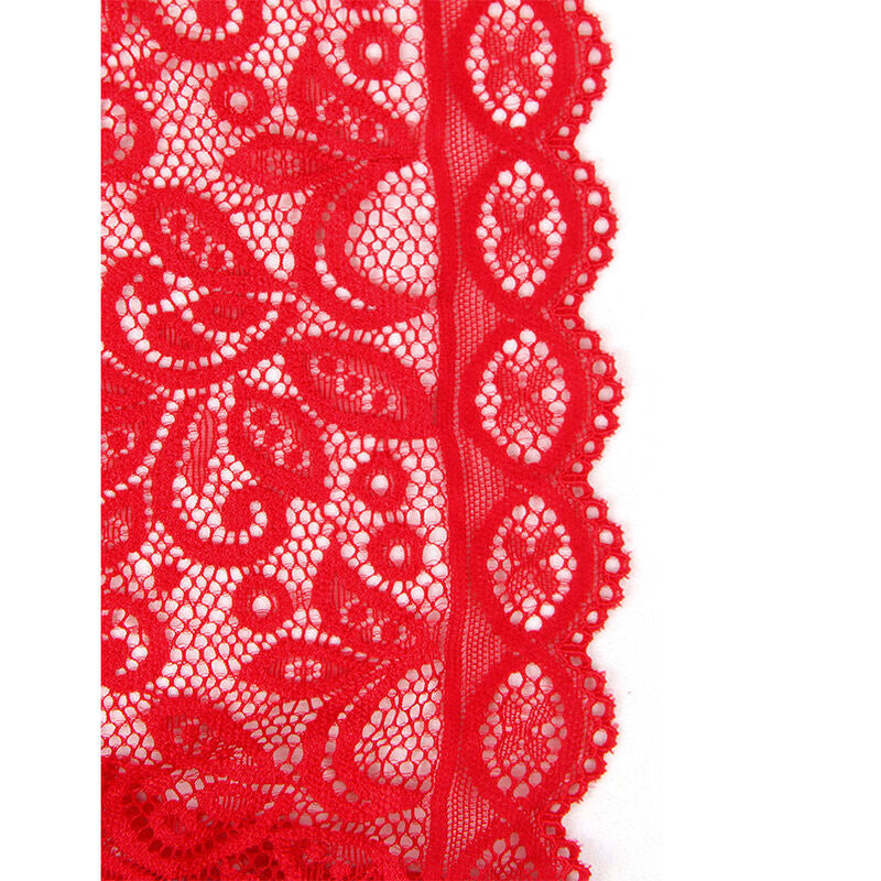 SUBBLIME - 953881 BODYSUIT MIT OFFENEN KÖRPERN ROT L/XL
