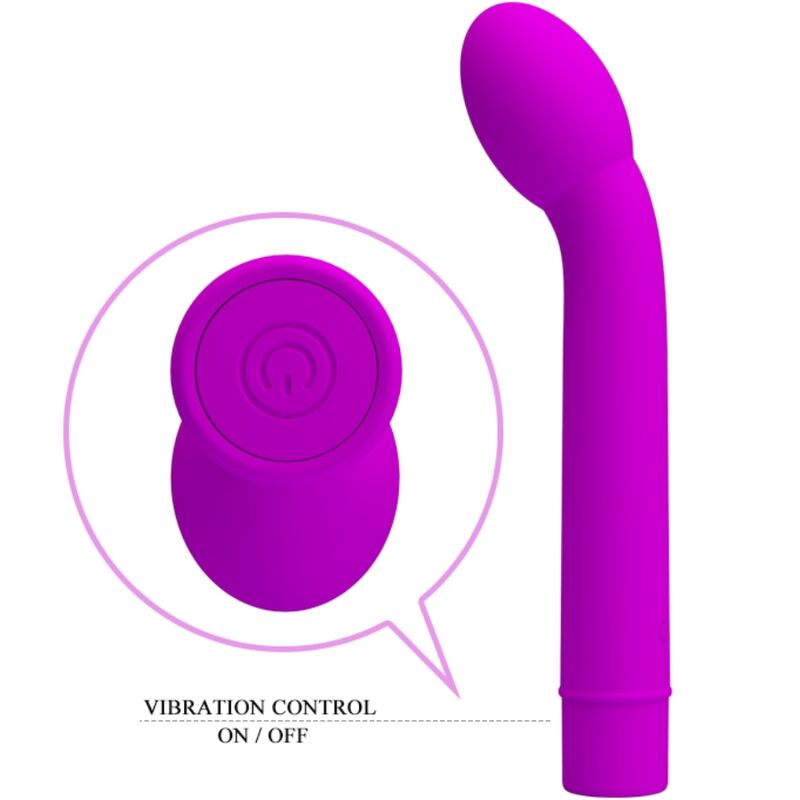 PRETTY LOVE - VIBRATORE PUNTO G LOGAN 10 VIBRAZIONI VIOLA