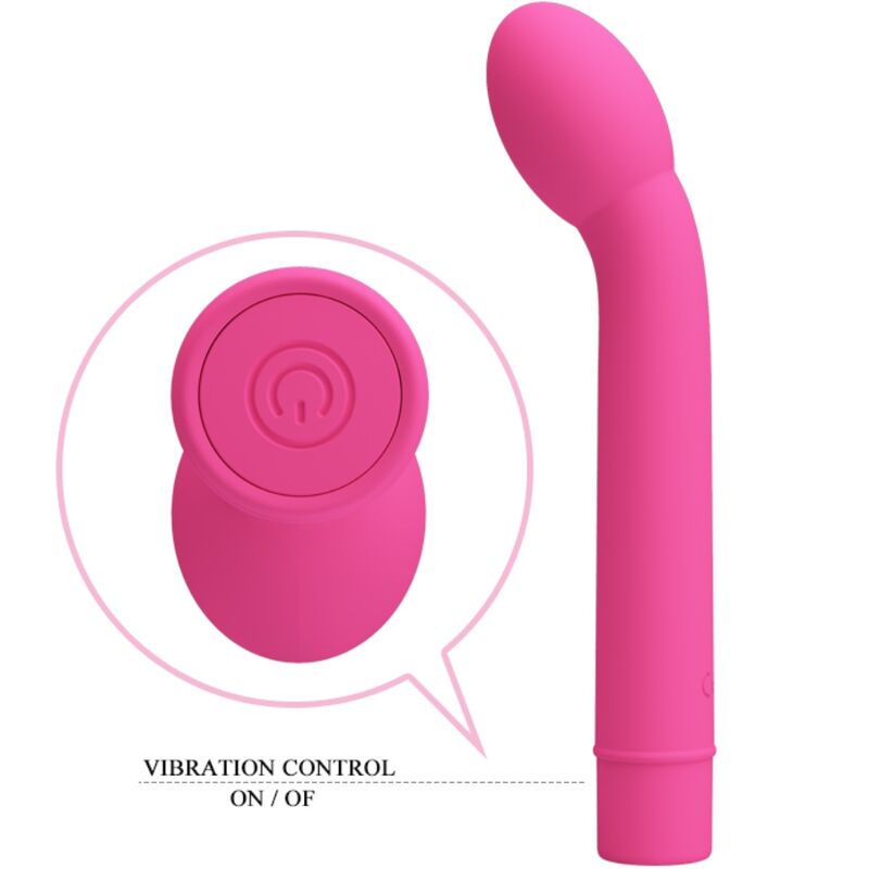 PRETTY LOVE - VIBRATORE PUNTO G LOGAN 10 VIBRAZIONI ROSA