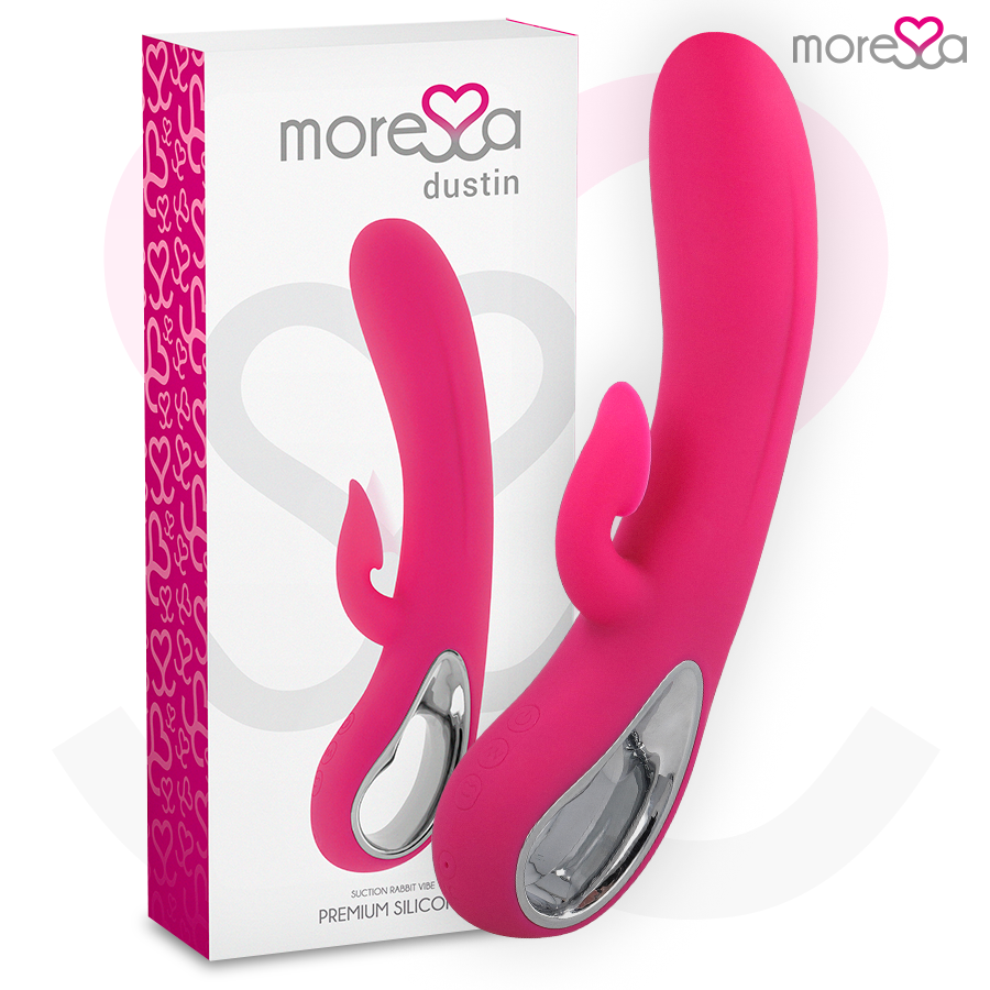 MORESSA - DUSTIN KLITORIELL STIMULIERENDE WELLEN UND KRAFTVOLLE VIBRATION PREMIUM-SILIKON WIEDERAUFLADBAR