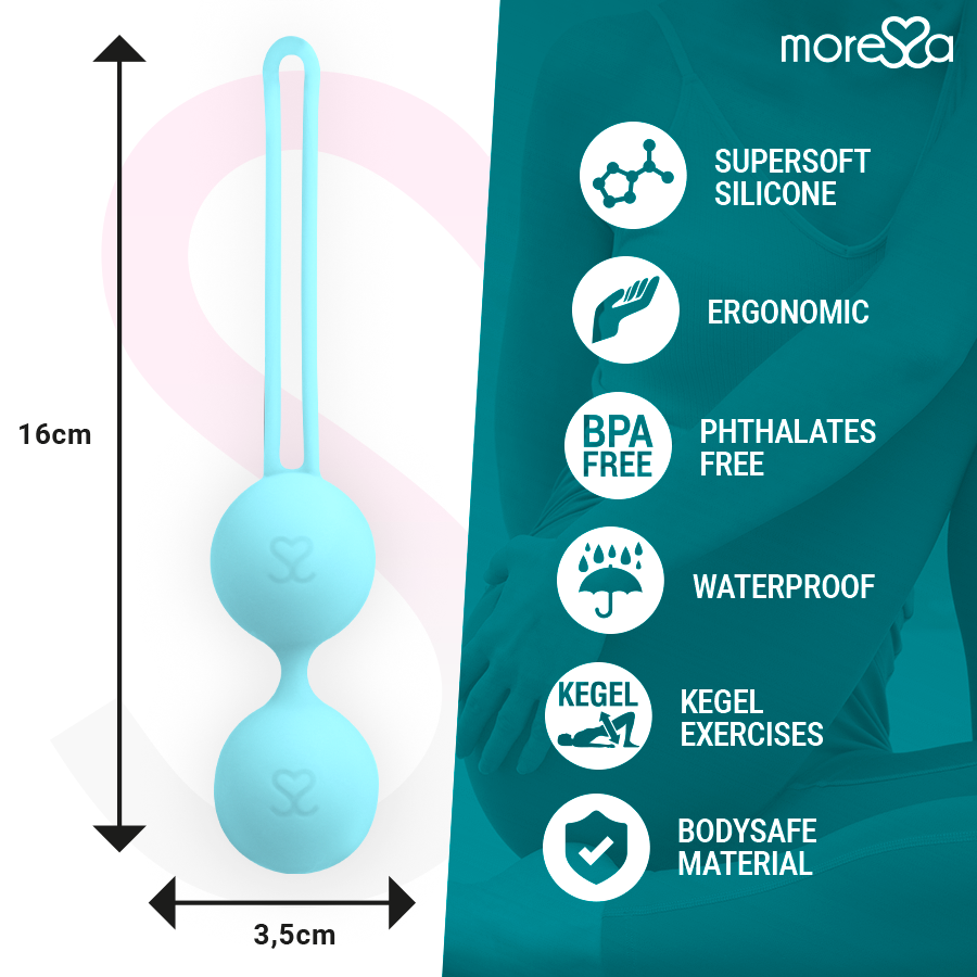 MORESSA - OSIAN TWO PREMIUM SILICONE TURCHESE