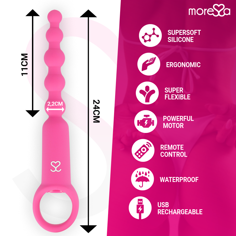 MORESSA - RONIE FERNBEDIENUNG ANAL PLEASURE PINK