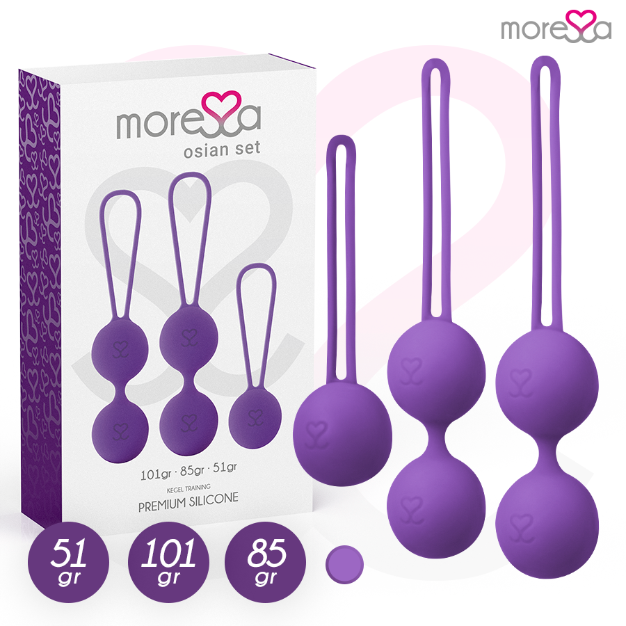 MORESSA - OSIAN SET PREMIUM LILLA SILICONE