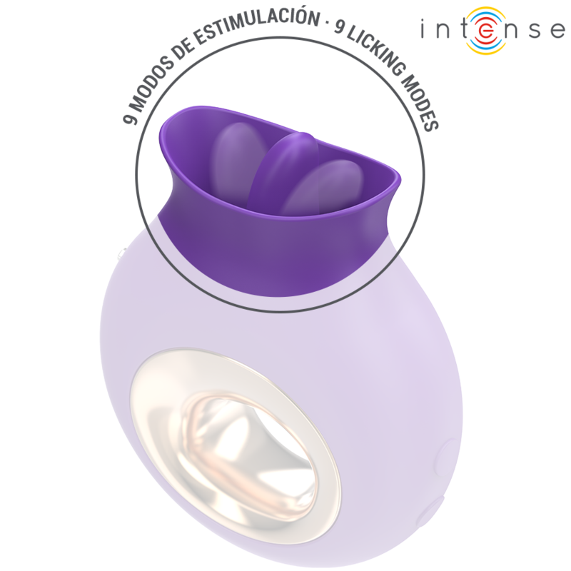 INTENSO - STIMOLATORE CLITORIDEO TULI 9 VIBRAZIONI E 9 OSCILLAZIONI VIOLA