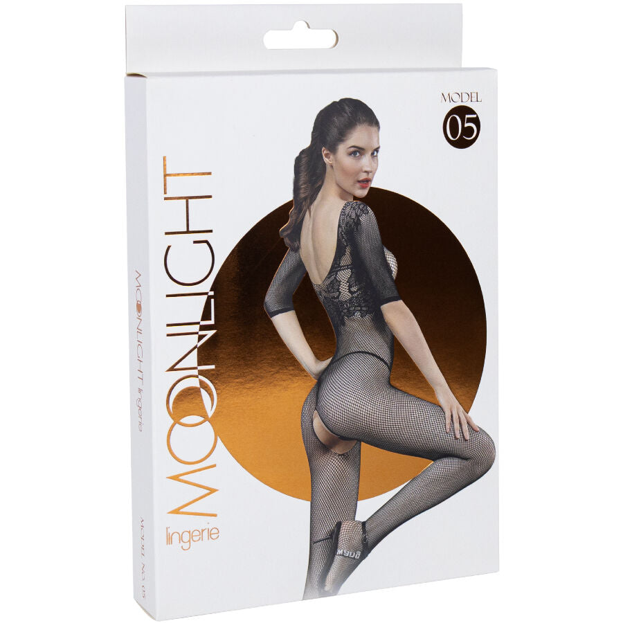 MOONLIGHT - MODELL 5 BODYSTOCKING SCHWARZ EINHEITSGRÖSSE