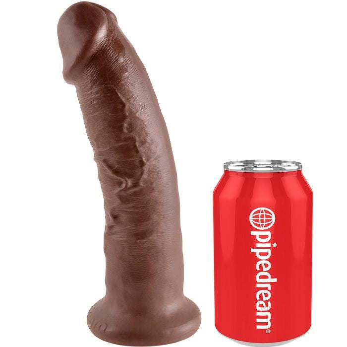 KING COCK - 9 DILDO BRAUN 22,9 CM