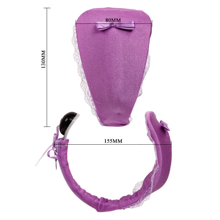 BAILE - STRING MIT VIBRATOR MIT FLIEDERFERNBEDIENUNG