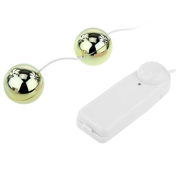 BAILE - VIBRATORE CON PALLE CINESI DORATE