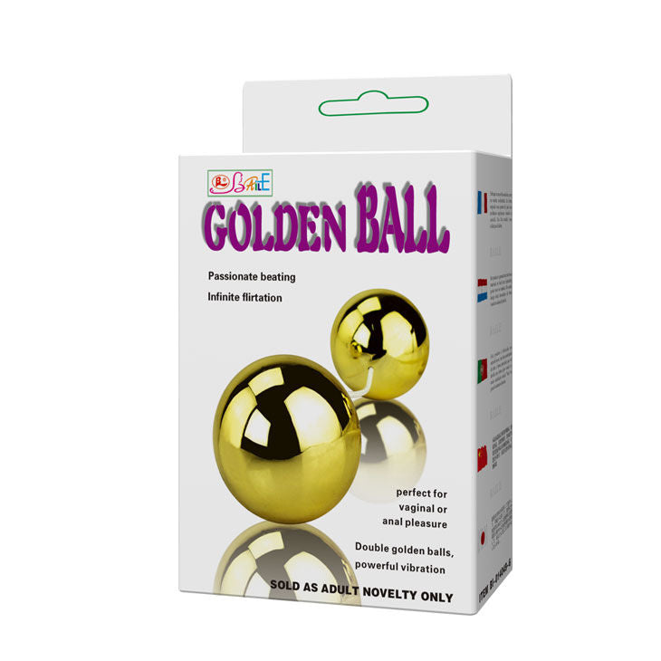 BAILE - VIBRATORE CON PALLE CINESI DORATE