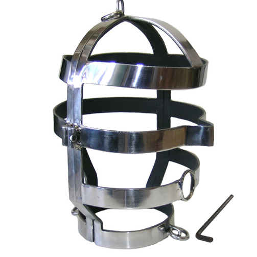 METAL HARD - MASKE MIT STAHLKETTE