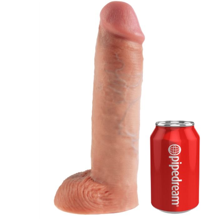 KING COCK - SISTEMA DI REGGICALZE CON STRAP-ON CAVO DA 28 CM FLESH