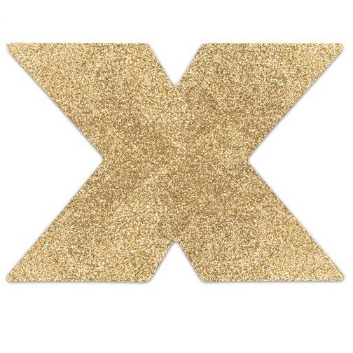 BIJOUX - INDISCRETS FLASH CROSS GOLD NIPPEL ABDECKUNGEN
