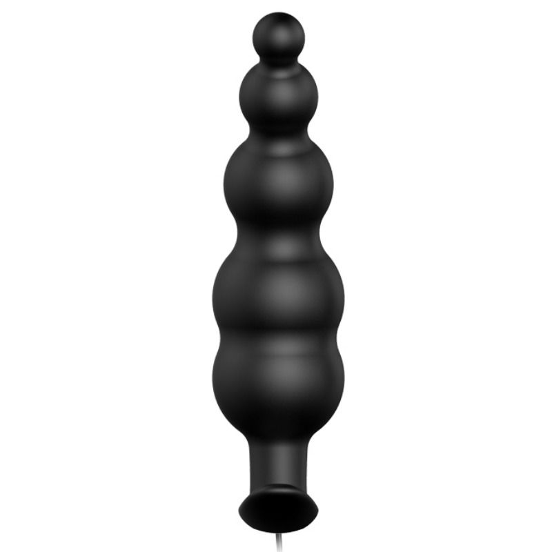 PRETTY LOVE - ANALPLUG SILIKON EXTRA STIMULATION UND 12 VIBRATIONSMODUS SCHWARZ FERNBEDIENUNG
