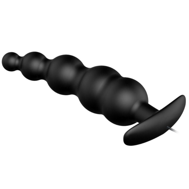 PRETTY LOVE - ANALPLUG SILIKON EXTRA STIMULATION UND 12 VIBRATIONSMODUS SCHWARZ FERNBEDIENUNG