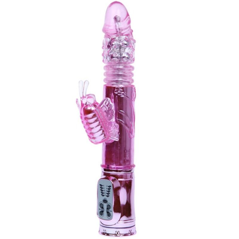BAILE - WIEDERAUFLADBARER VIBRATOR MIT ROTATION UND POLLENDER BUTTERF-STIMULATOR