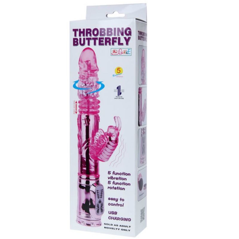 BAILE - WIEDERAUFLADBARER VIBRATOR MIT ROTATION UND POLLENDER BUTTERF-STIMULATOR