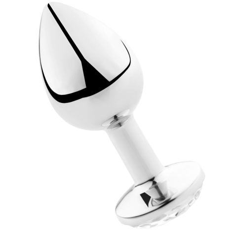SECRETPLAY - PLUG ANALE ALLUMINIO TRASPARENTE 7CM