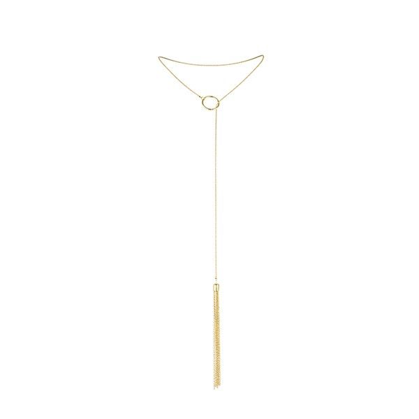 BIJOUX – MAGNIFIQUE-HALSKETTE AUS METALL MIT GOLDENEN FRANSEN