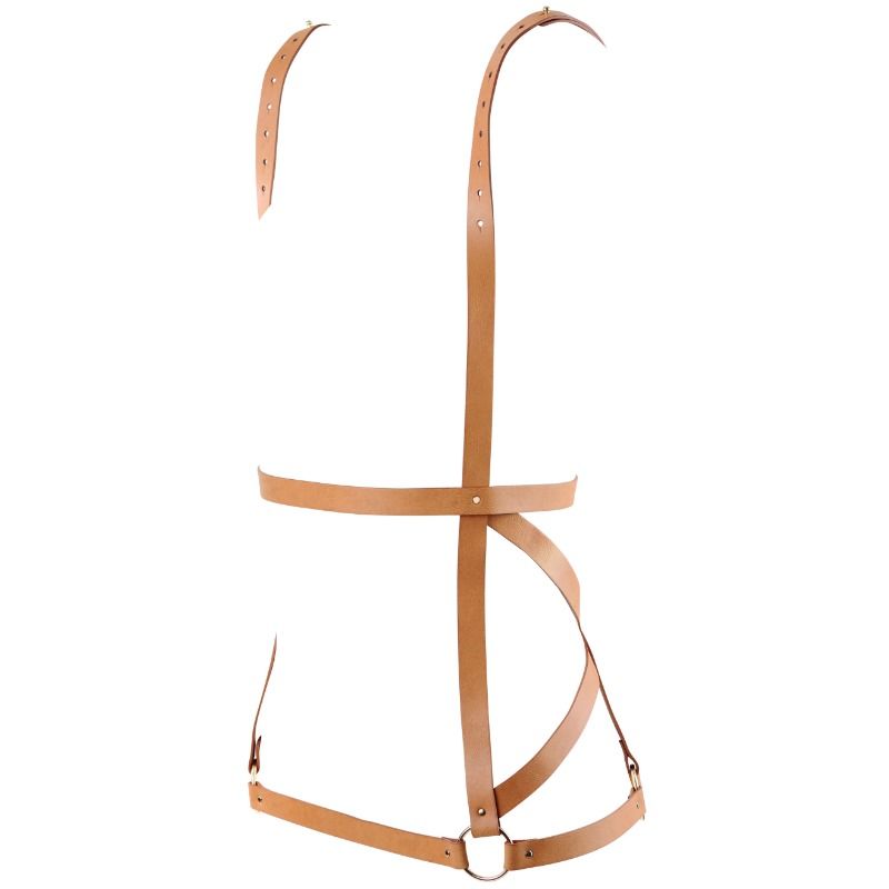 BIJOUX - INDISCRETS MAZE HARNESS KLEID FORM BRAUN