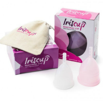 IRISCUP – KLEINE ROSA MONATSTASCHE A + KOSTENLOSER STERILISATORBEUTEL