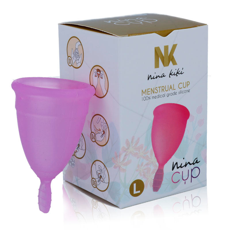 NINA KIKÍ - MENSTRUATIONSTASSE LILA - GRÖSSE L