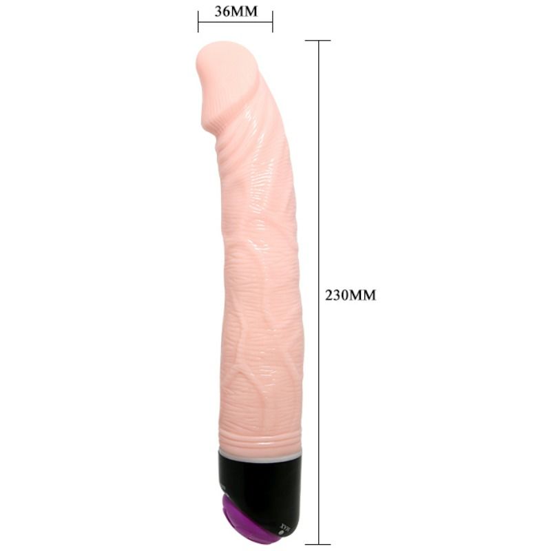 BAILE - ADOUR BAILE - CLUB VIBRATORE REALISTICO 23 CM NATURALE