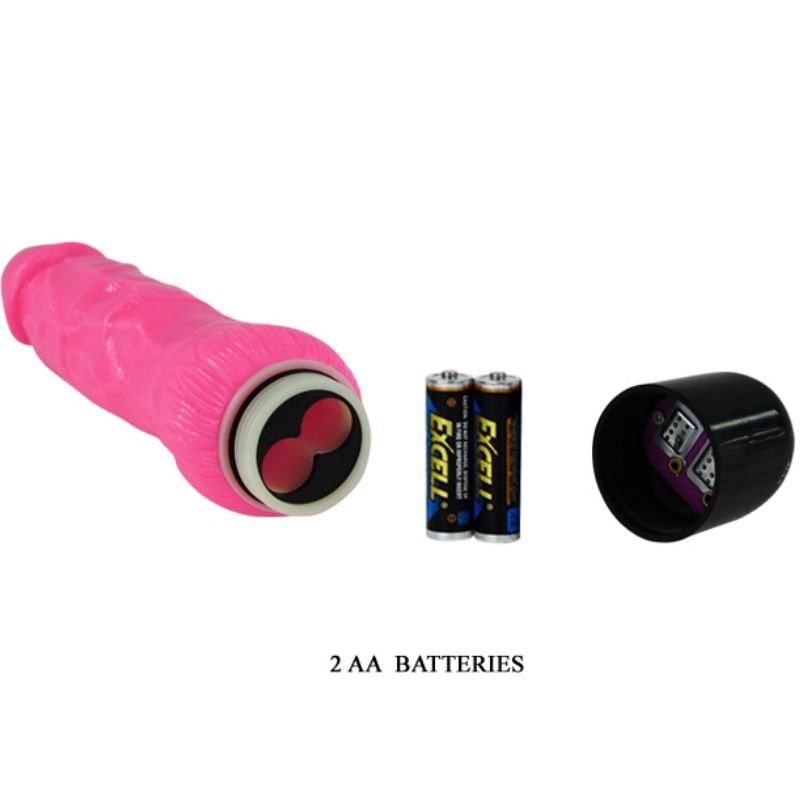 BAILE - VIBRATORE REALISTICO SESSUALE COLORATO ROSA 24 CM