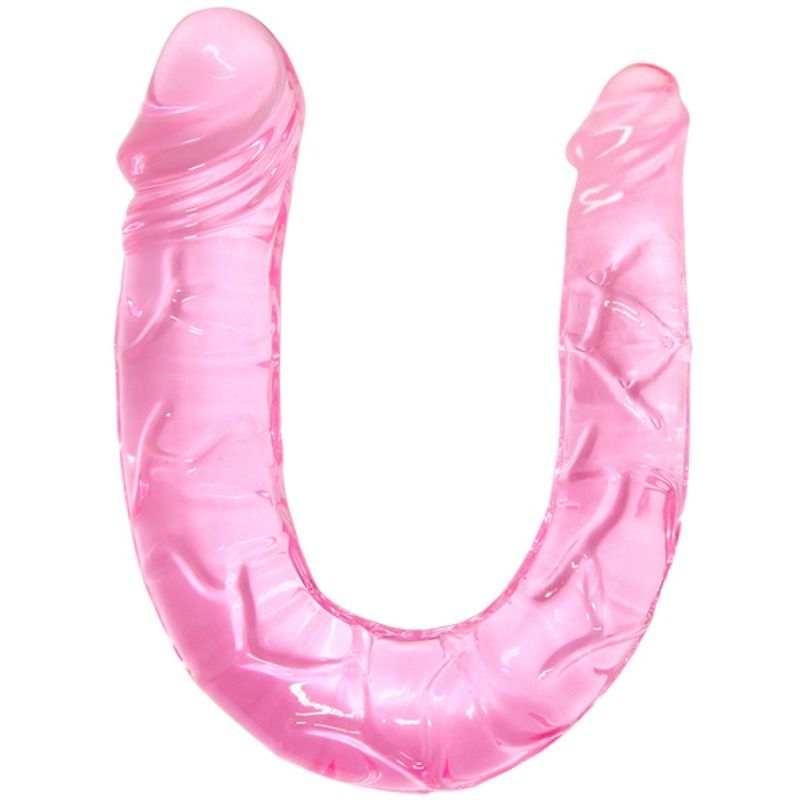 BAILE - DOPPELTER DONG DOPPELTER ROSA DILDO