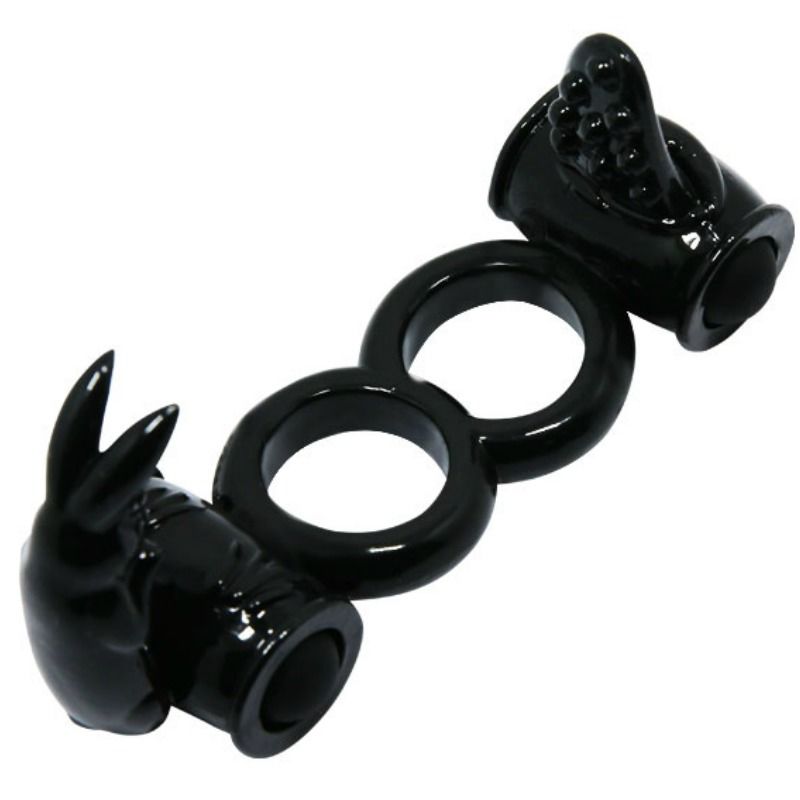 BAILE - SWEET RING DOPPIO ANELLO CON DOPPIO CONIGLIO