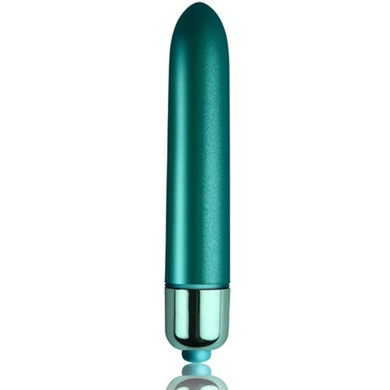 ROCKS-OFF - VIBRIERENDES BULLET MIT SAMTIGEN PFAUENBLÄTTERN