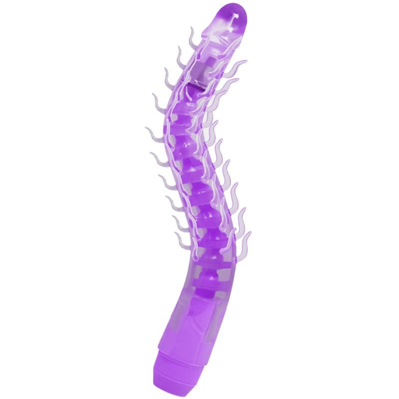 BAILE - FLEXI VIBE SENSUAL SPINE DILDO VIBRANTE PIEGHEVOLE LILLA 23,5 CM