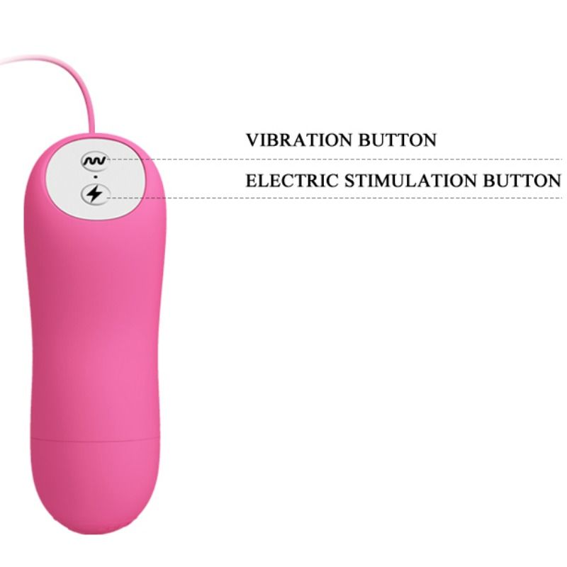 BAILE - PIZZE ROMANTICHE AD ONDE CON VIBRAZIONE ED ELETTROSHOCK FUCSIA