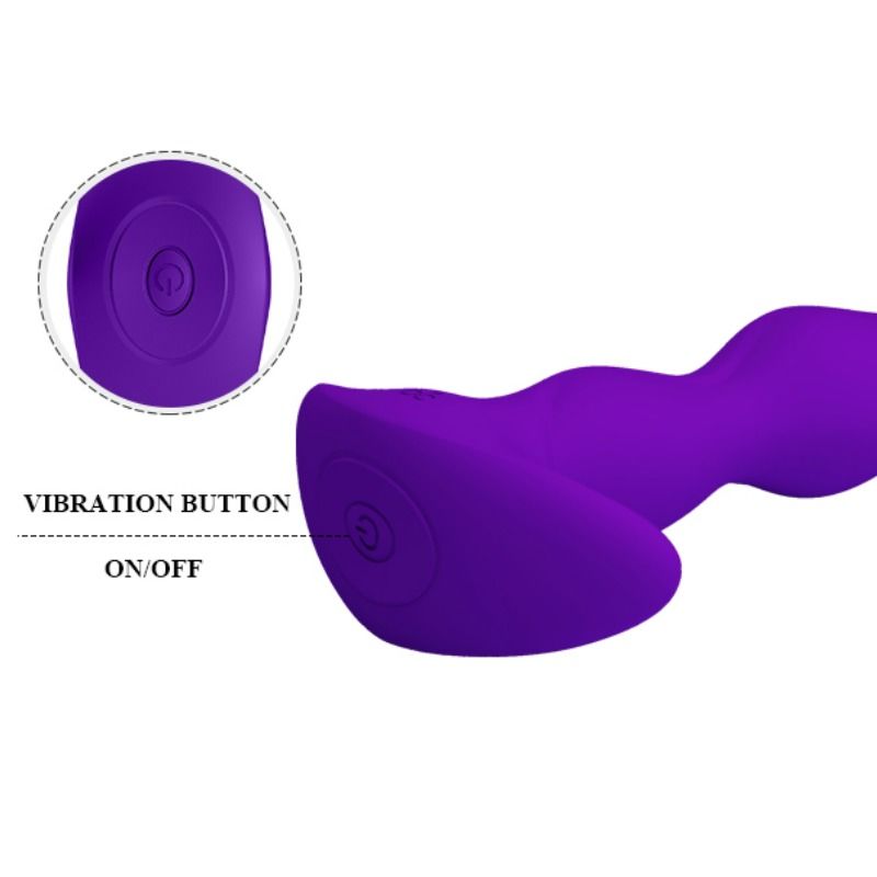 PRETTY LOVE - ANAL-MASSAGEGERÄT 12 LILA VIBRATIONSMODI