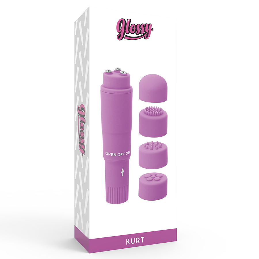 GLOSSY - KURT TASCHENMASSAGEGERÄT LILA