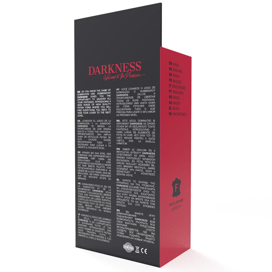 DUNKELHEIT – HOCHWERTIGE SCHWARZE MASKE