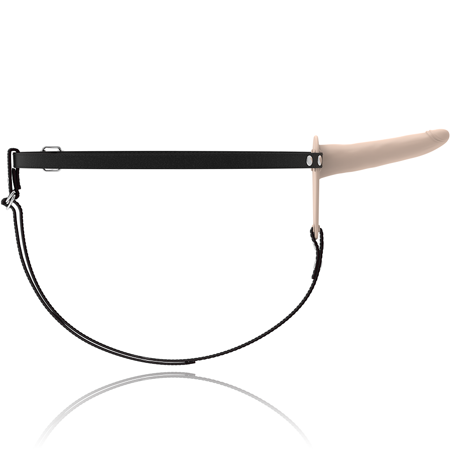 IMBRACATURA SOTTOMESSA FETISH - SILICONE CARNE 15 CM