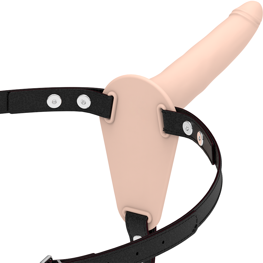 IMBRACATURA SOTTOMESSA FETISH - SILICONE CARNE 15 CM