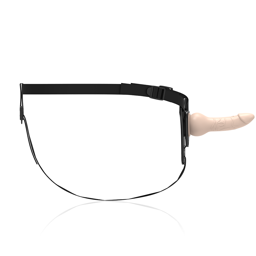 IMBRACATURA SOTTOMESSA FETISH - SILICONE REALISTICO CARNE 16 CM
