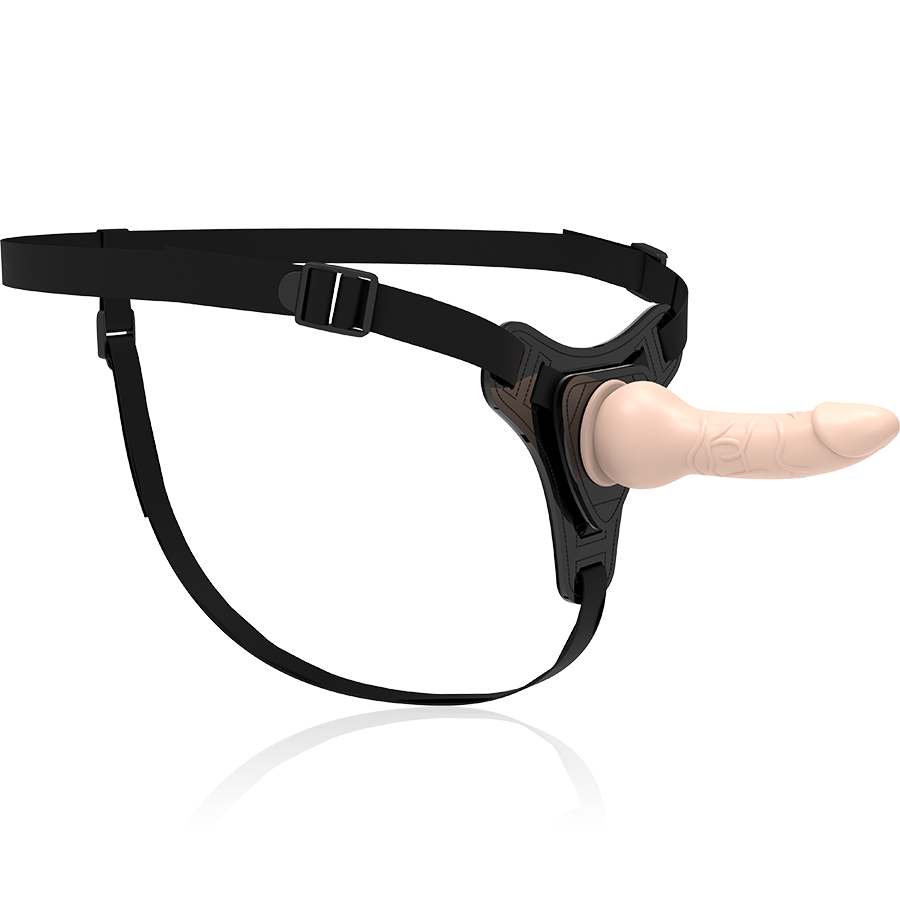 IMBRACATURA SOTTOMESSA FETISH - SILICONE REALISTICO CARNE 16 CM
