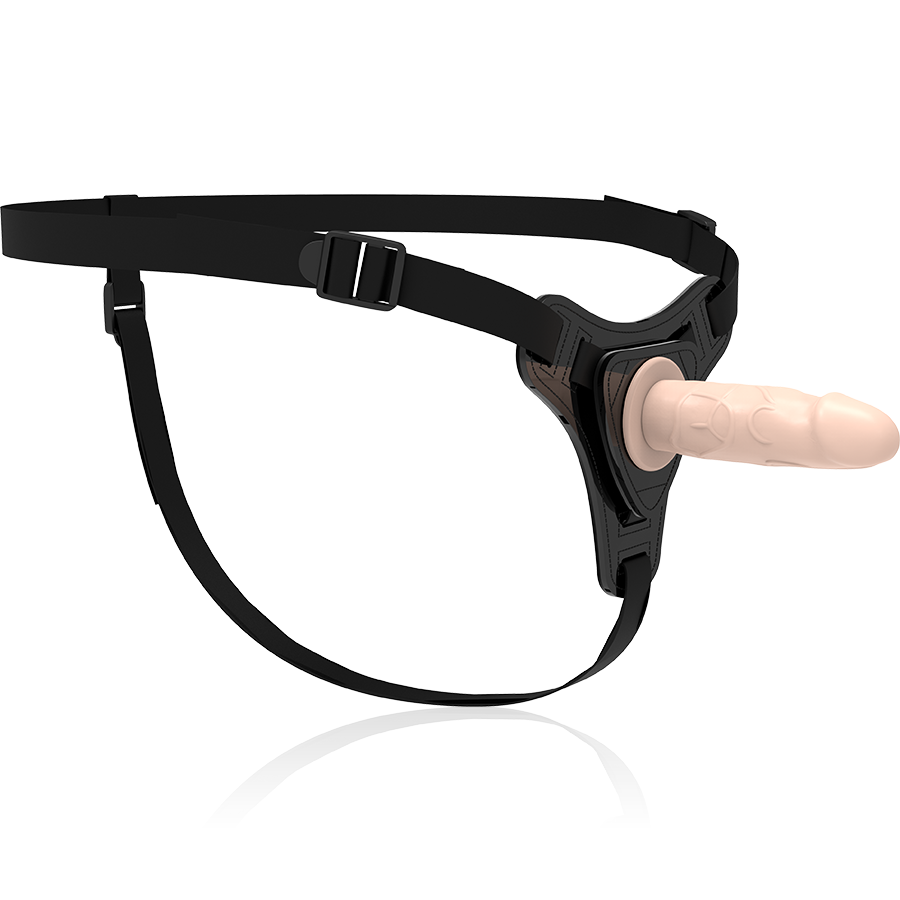 IMBRACATURA SOTTOMESSA FETISH - SILICONE REALISTICO COLOR CARNE 12,5 CM