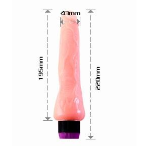 BAILE - VIBRATORE REALISTICO 19,5 CM