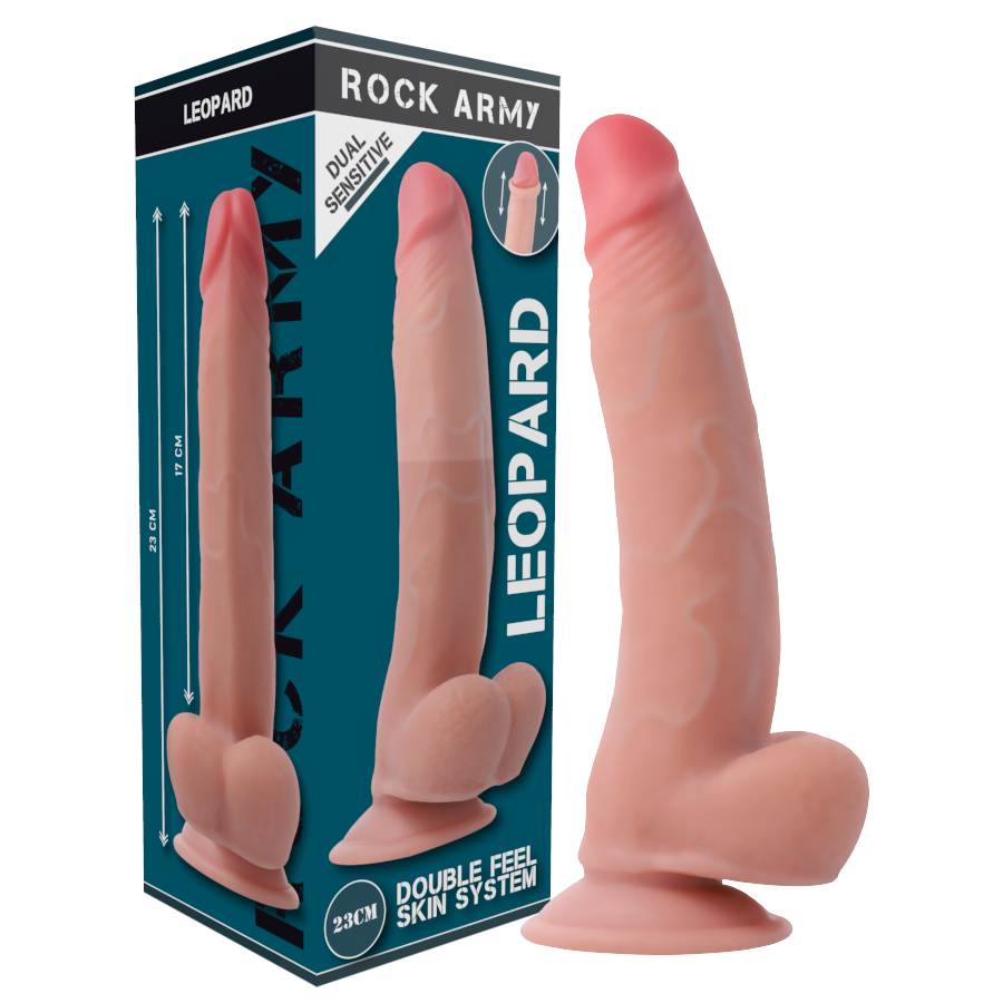 ROCKARMY - DOPPELDICHTE LEOPARD 23 CM -O- 4,77 CM