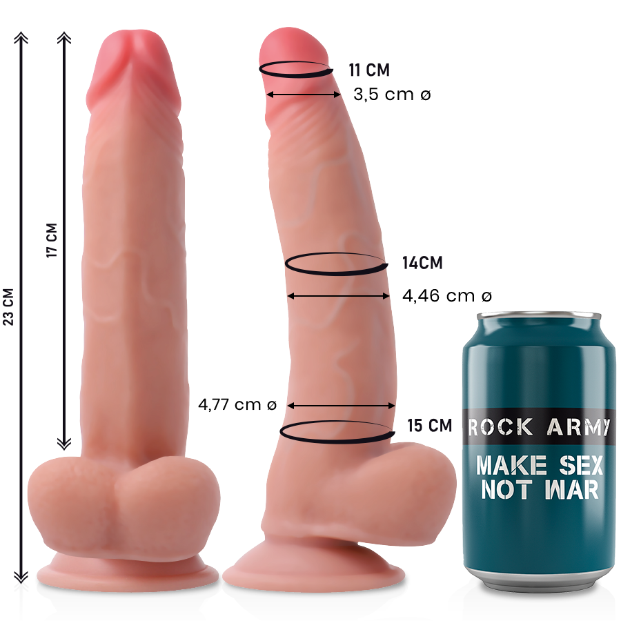 ROCKARMY - DOPPELDICHTE LEOPARD 23 CM -O- 4,77 CM