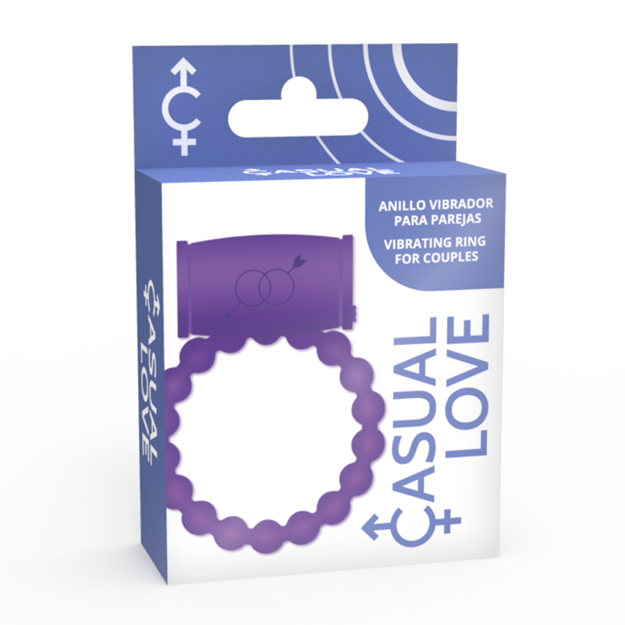 CASUAL LOVE - 25 ANELLI VIBRATORI PER COPPIE VIOLA