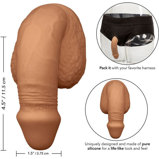 CALEXOTICS - SILIKON-PENIS 12,75 CM KARAMELL