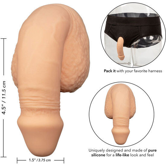 CALEXOTICS - SILIKON-PENIS 12,75 CM HAUTFARBEN