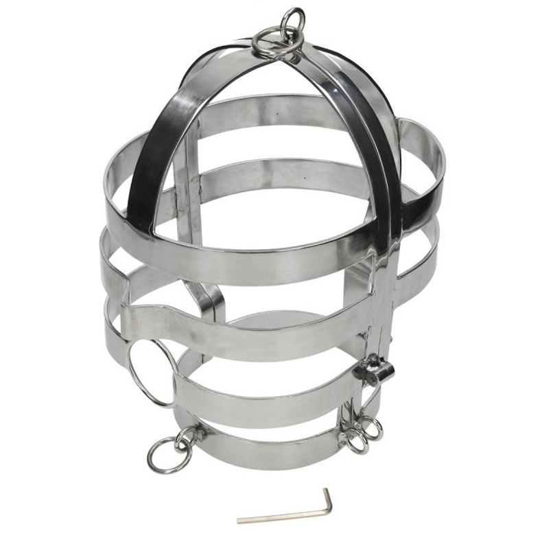 METAL HARD - MASKE MIT STAHLKETTE