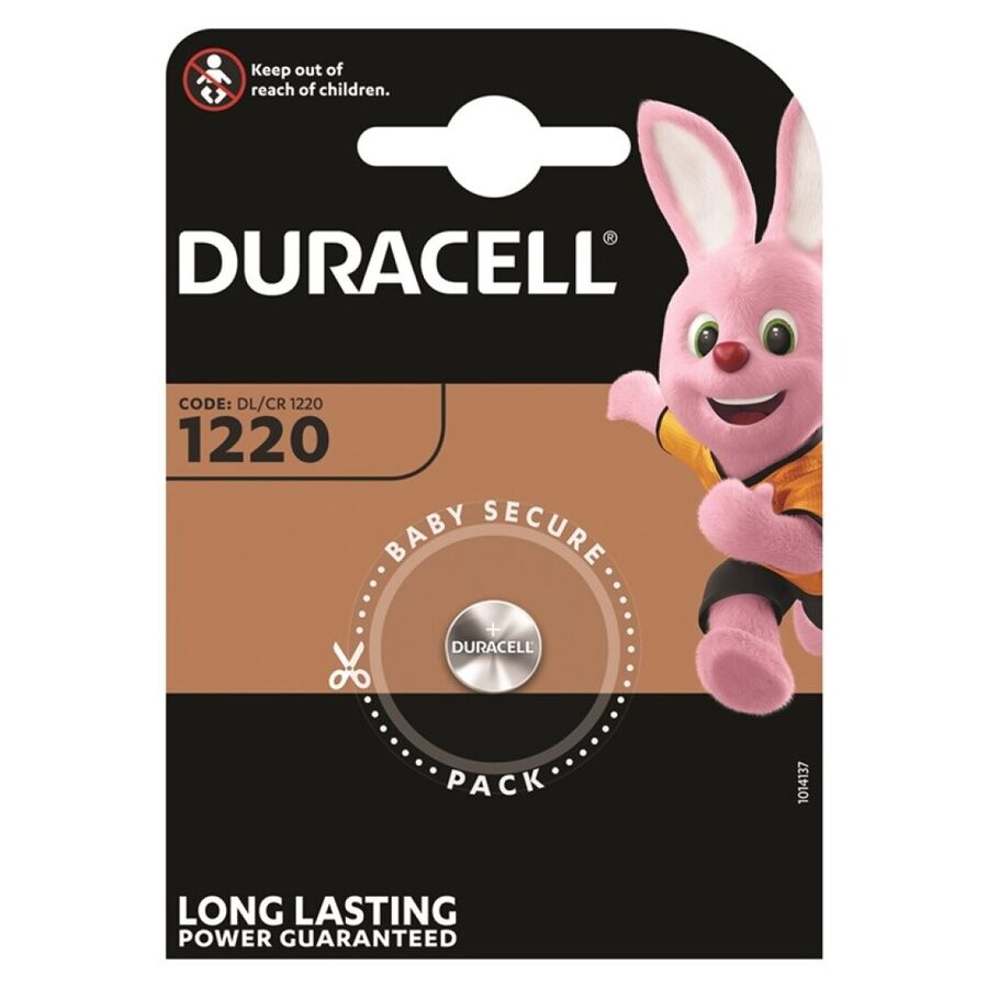 DURACELL - BATTERIE BOTON LITIO CR1220 3V 1UNIT